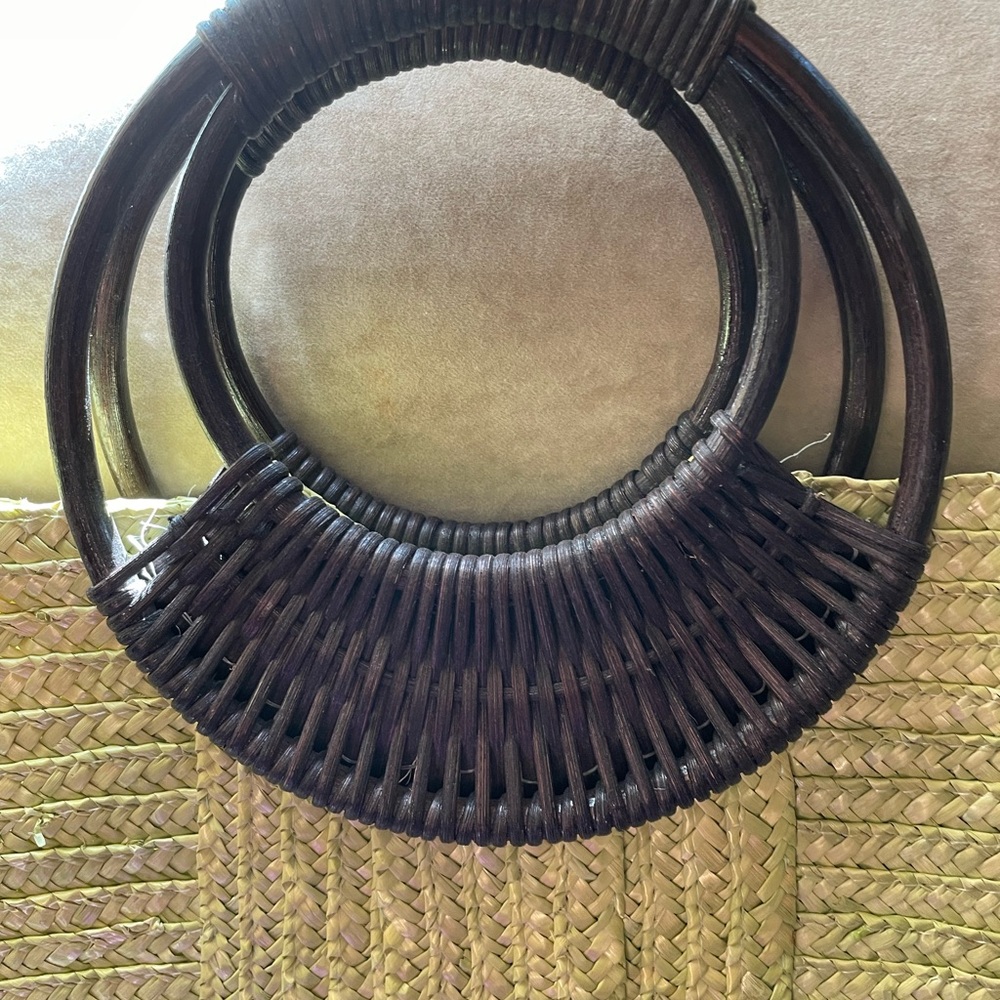 Basketweave tote